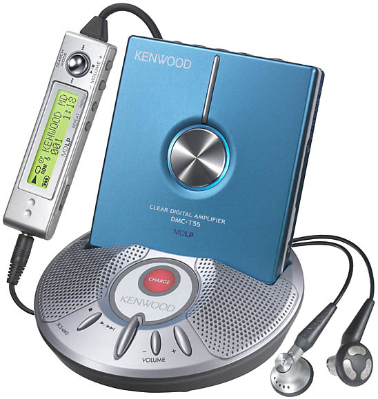 ケンウッド、“NEW クリアデジタルアンプ”搭載MDプレーヤー