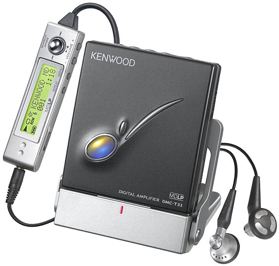 ケンウッド、“NEW クリアデジタルアンプ”搭載MDプレーヤー