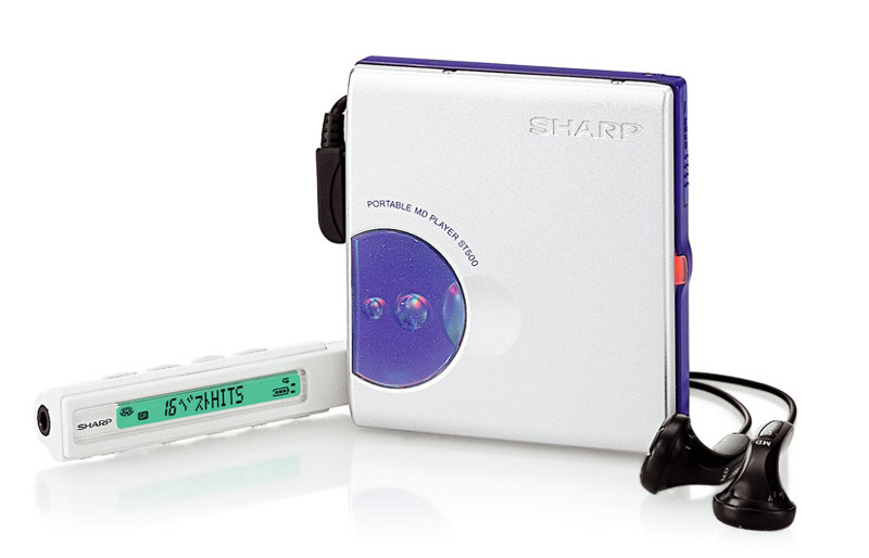 MDヘッドホンプレーヤー MD-ST60-A 【ジャンク】 MDヘッドホン