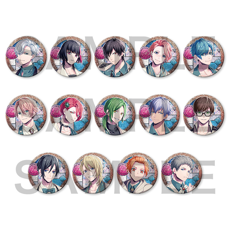 コンパス アミスター スケッチ缶バッジ 48点 コンパス アミスター