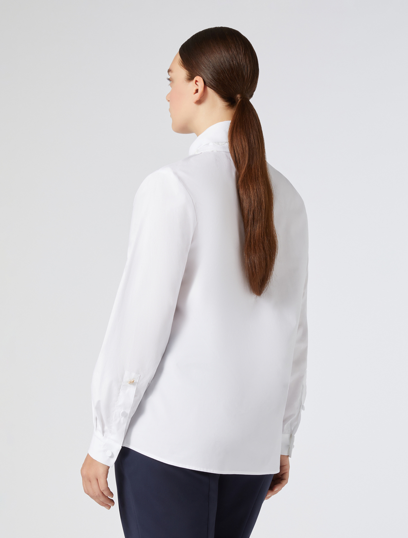 andmary Bicolor ribbon tops 白 トップス andmary Bicolor ribbon