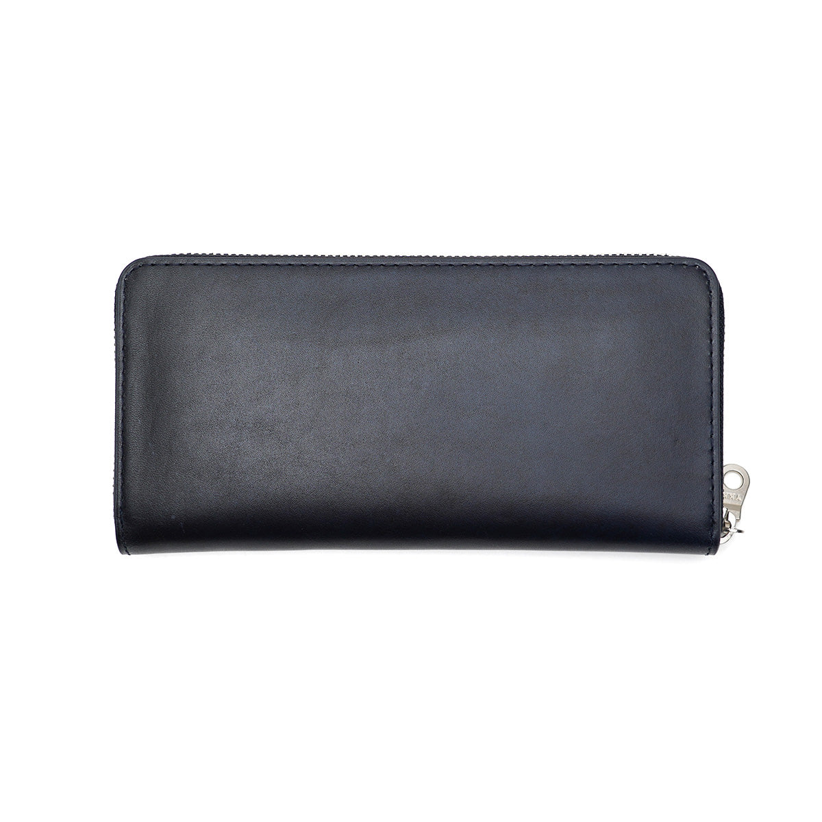 藍染め レザー ラウンドファスナー 長財布 ZYS097