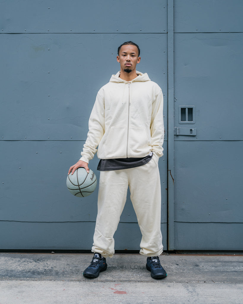 Small Logo Sweat Pants (ivory) – ballaholicオンラインショップ