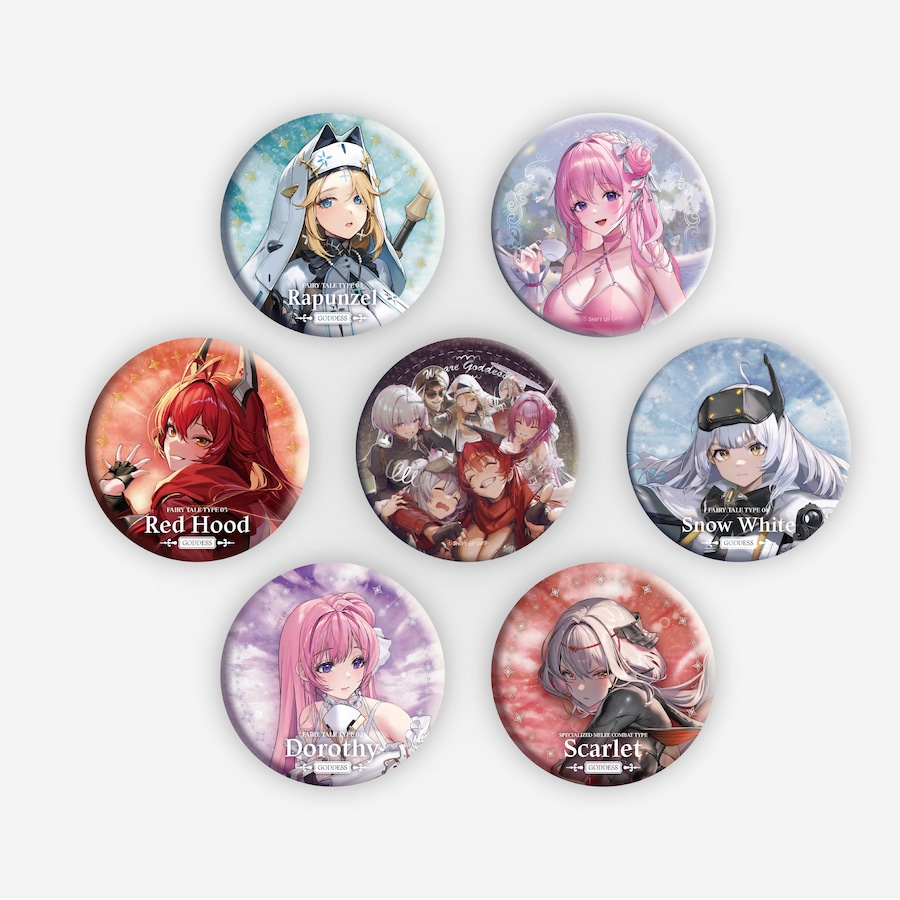 韓国輸入商品】NIKKE トレーディング缶バッジ COUNTERS BOX 全6種