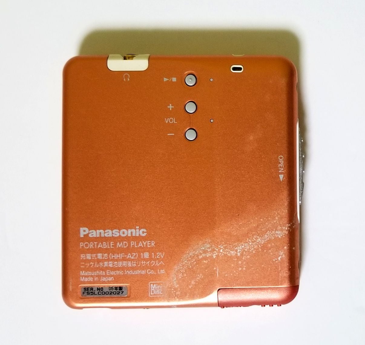 MDポータブルプレーヤー Panasonic SJ-MJ100 MDLP対応・完動品 | MTR