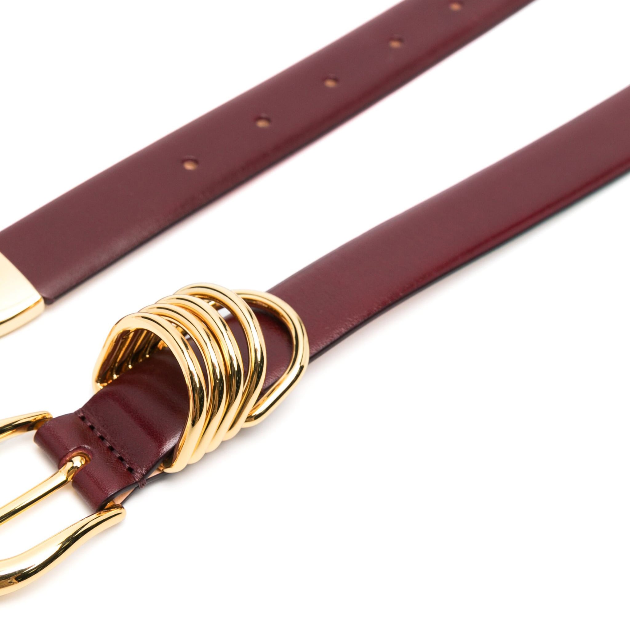 DEHANCHE HOLLYHOCK BELT BORDEAUX GOLD | SAKAN LES YEUX