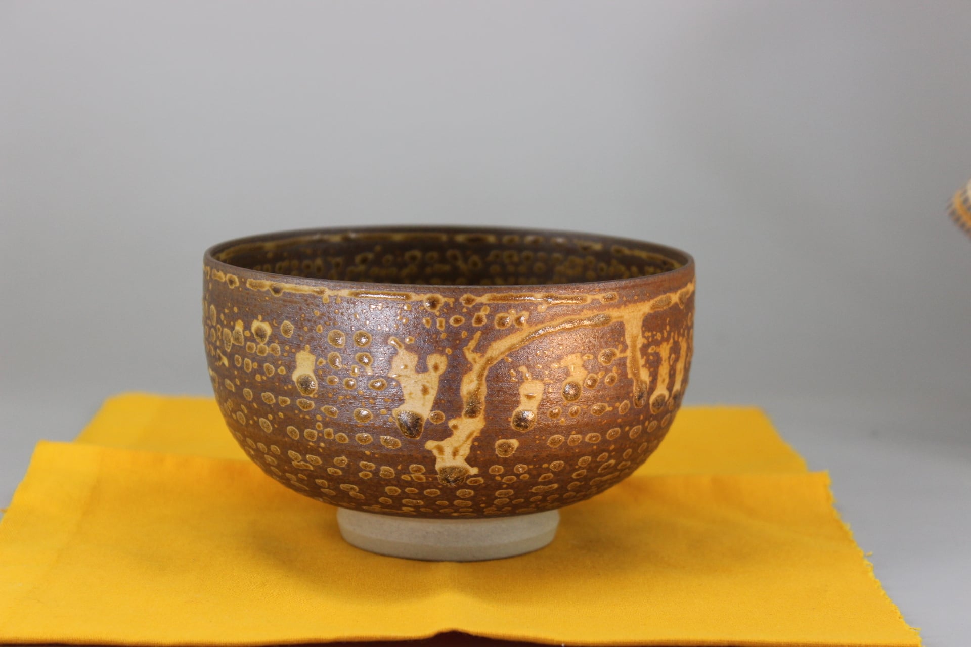 高取道化釉抹茶碗 | 高取焼 比古窯