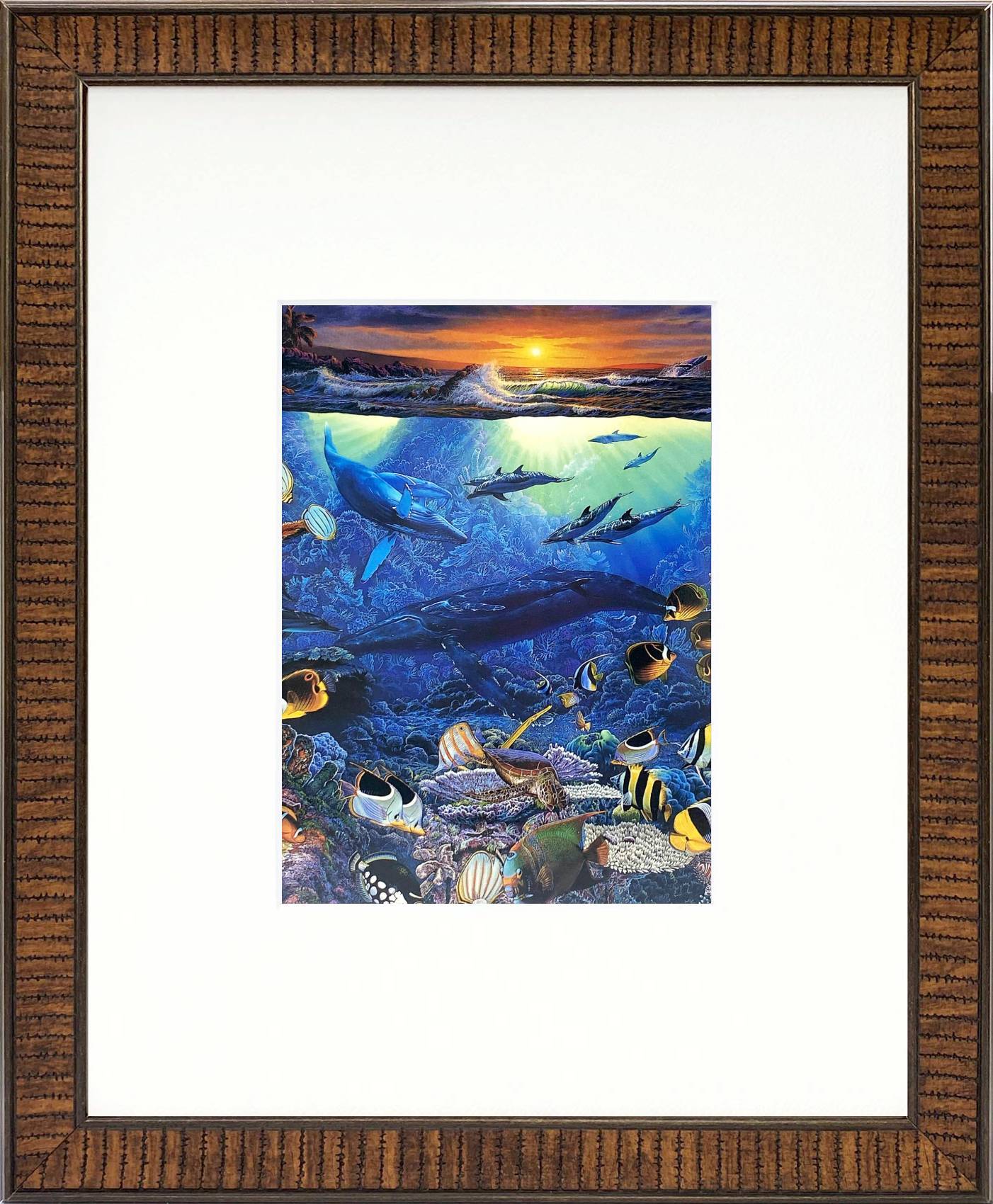 ラッセン ミニアート「サークル オブ ライフ」額縁 2種展開 絵画