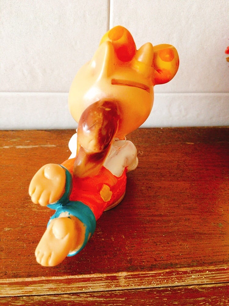 昭和レトロ 安田信託銀行 こりすのぽっこちゃん 貯金箱 | レトロ雑貨