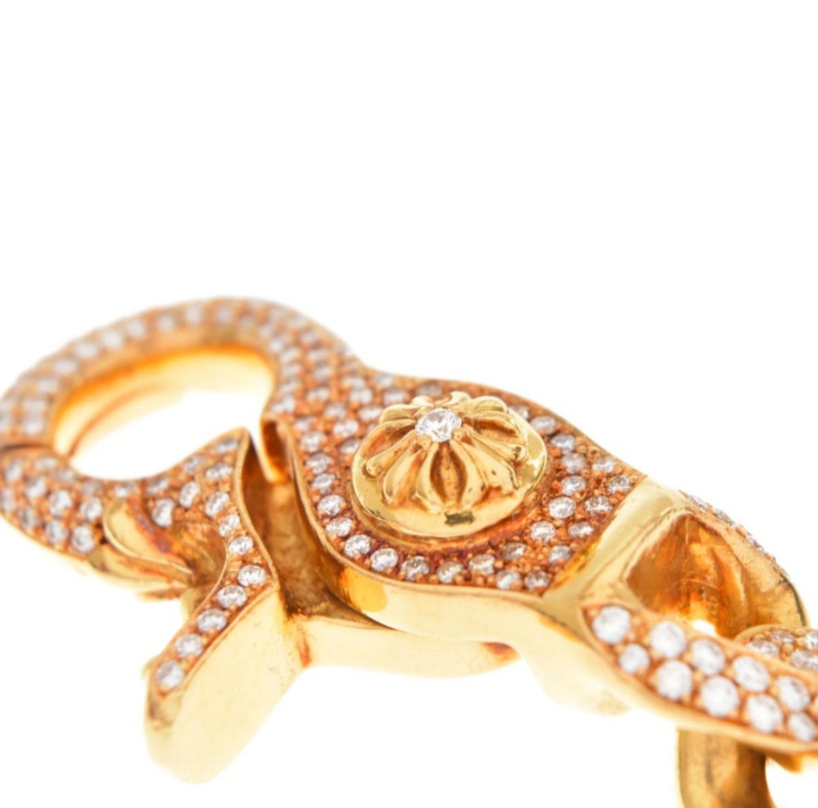 CHROME HEARTS クロムハーツ 22K CLP CHN CLASSIC-S ショート