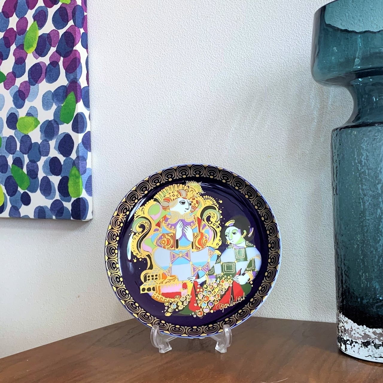 ローゼンタール スタジオライン ビヨン・ウィンブランド 絵皿 限定品