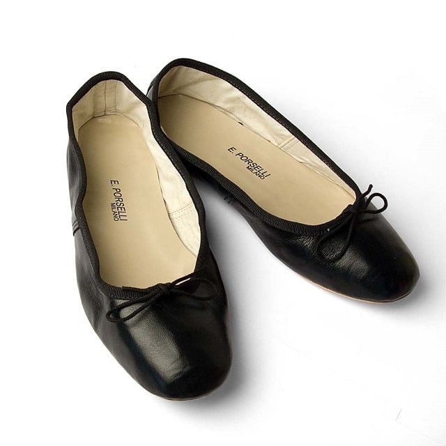 ポルセリ ブラック バレエシューズ No.02 Nero | porsellina