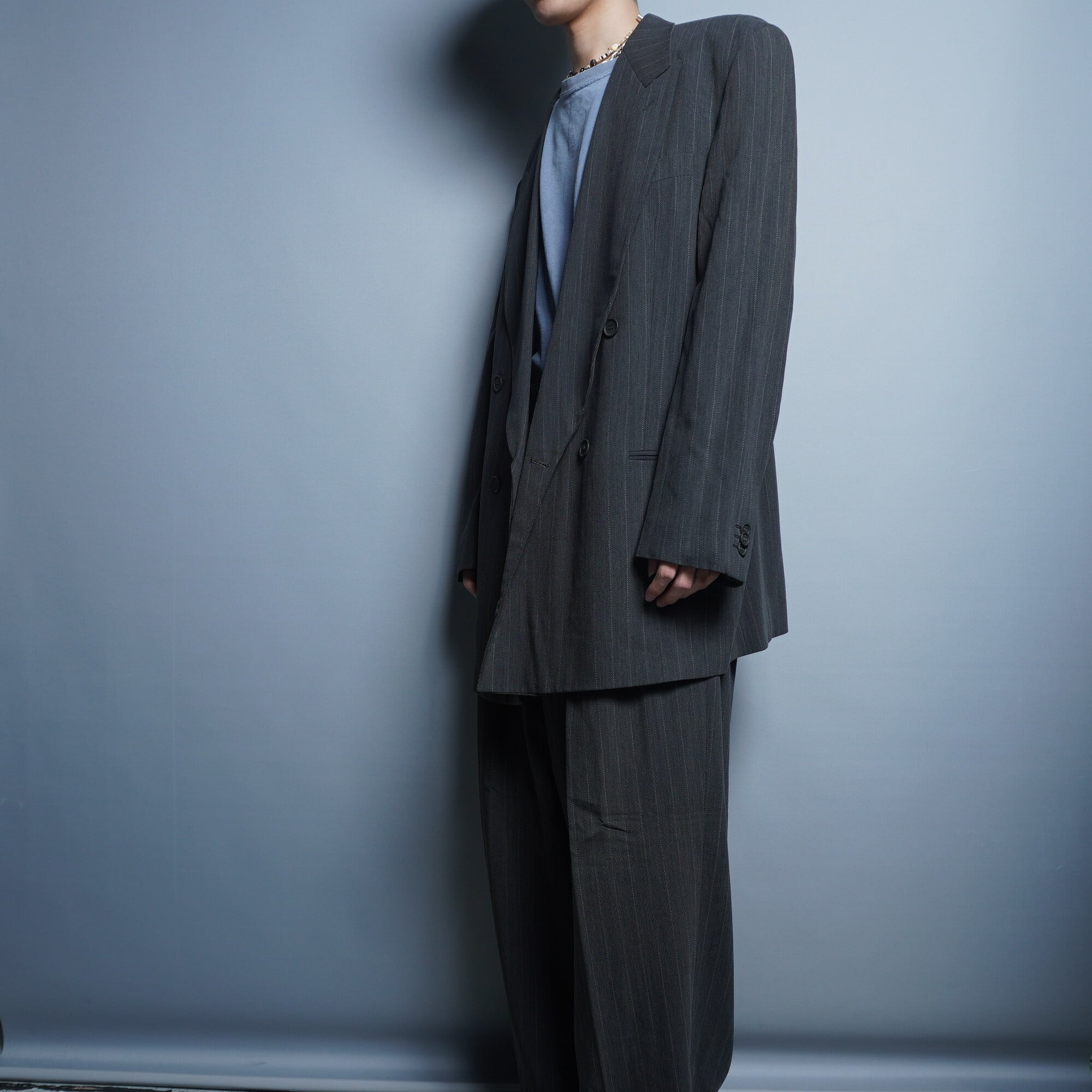 GIORGIO ARMANI】MULTI FABRIC DOUBLE SETUP SUIT ジョルジオ