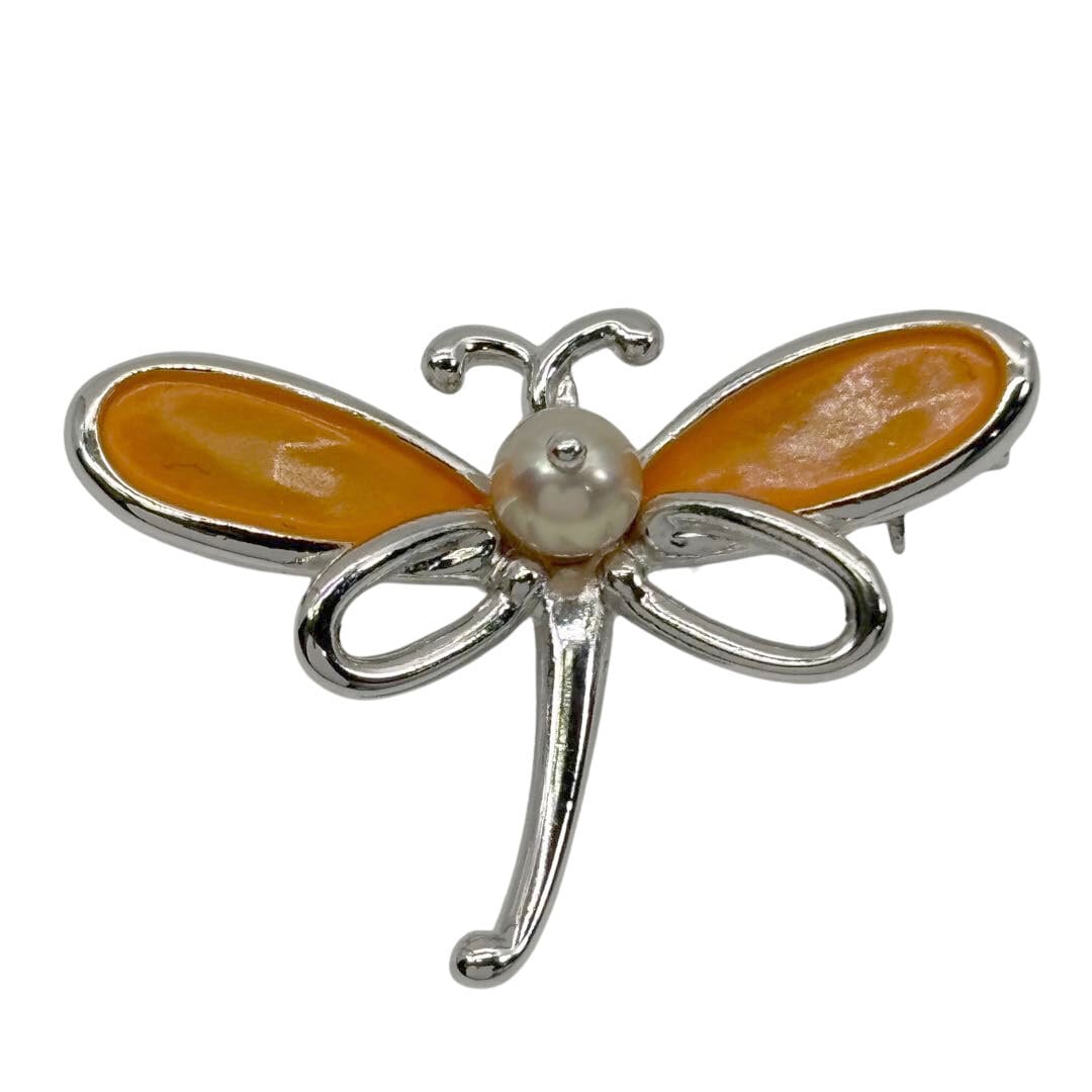 TASAKI タサキ ブローチ 2点セット トンボモチーフ パール シルバー