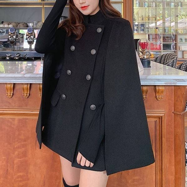 ダブルブレスト ケープコート 223008 | Cafe la Mode