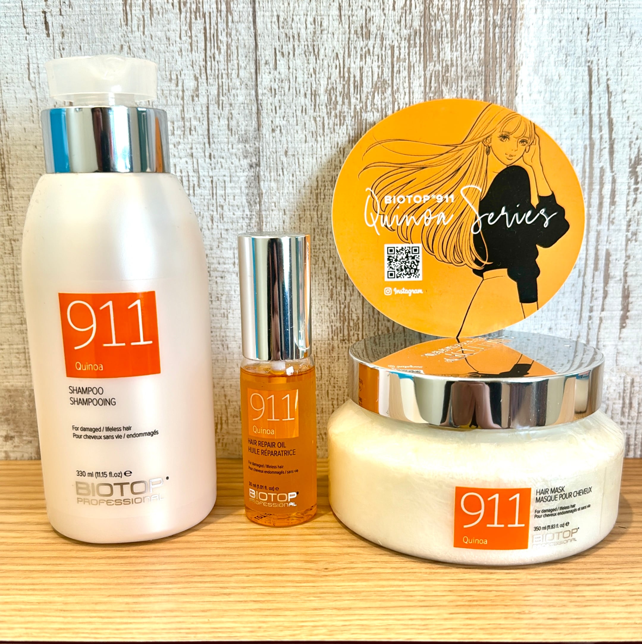 バイオトップ 911 シャンプー&ヘアマスク&ヘアオイル セット | ROSA