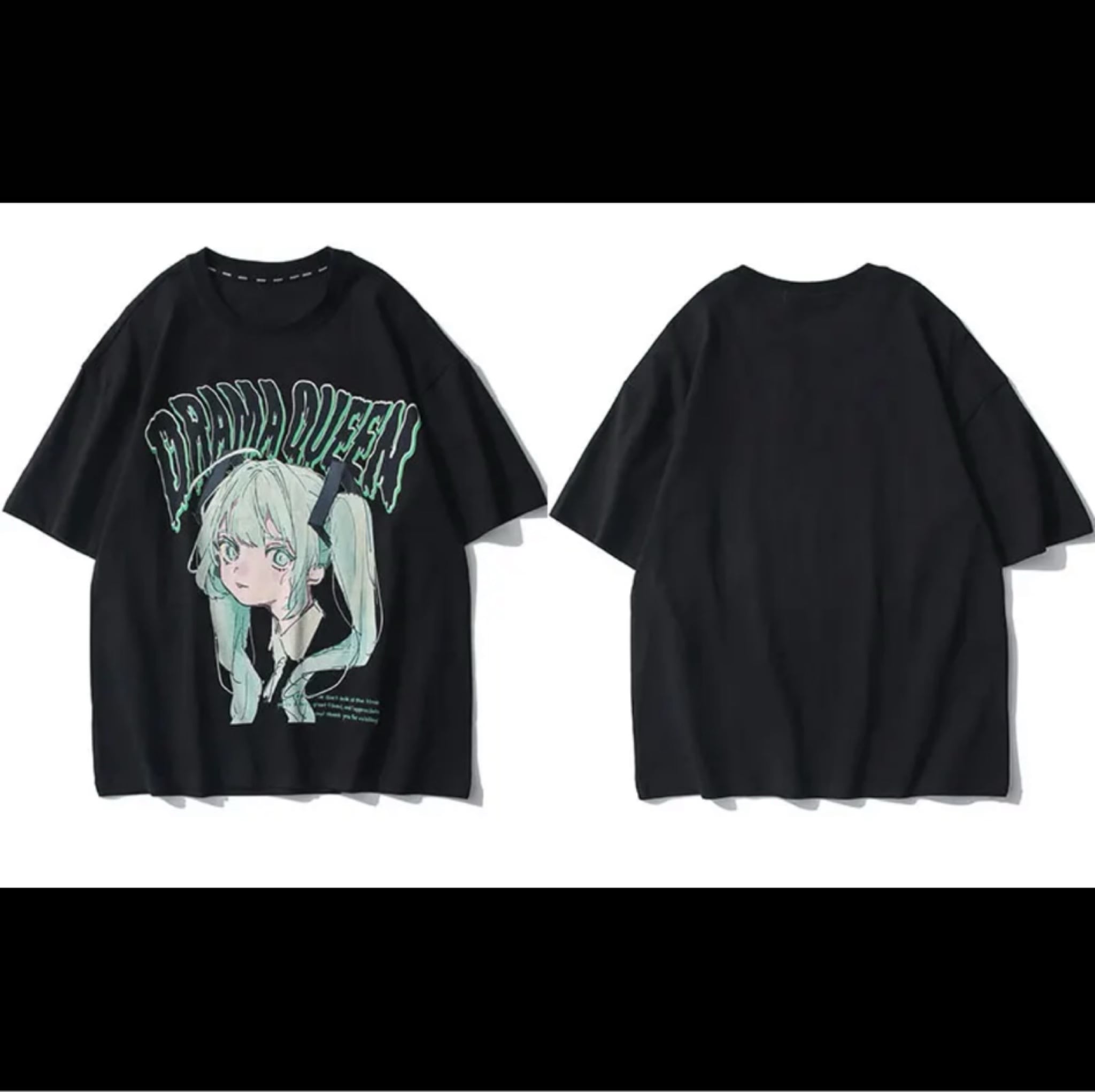 初音ミク ボカロ オーバーサイズ Tシャツ | Mod and Height