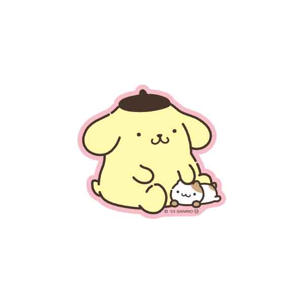 キャラクターステッカー ポムポムプリン プリンとマフィン