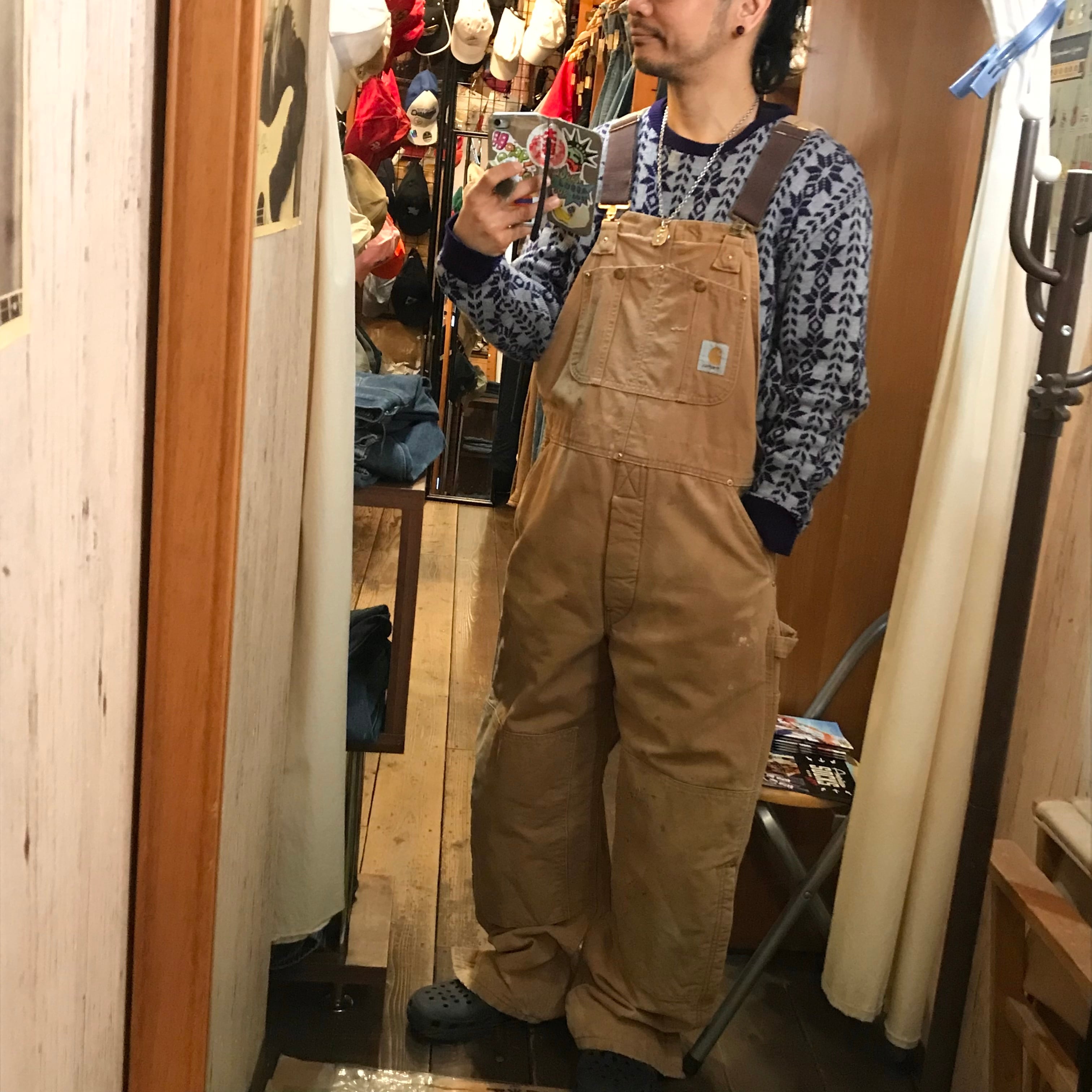 carhartt カーハート オーバーオール w38 古着 (1213) | 温古着新