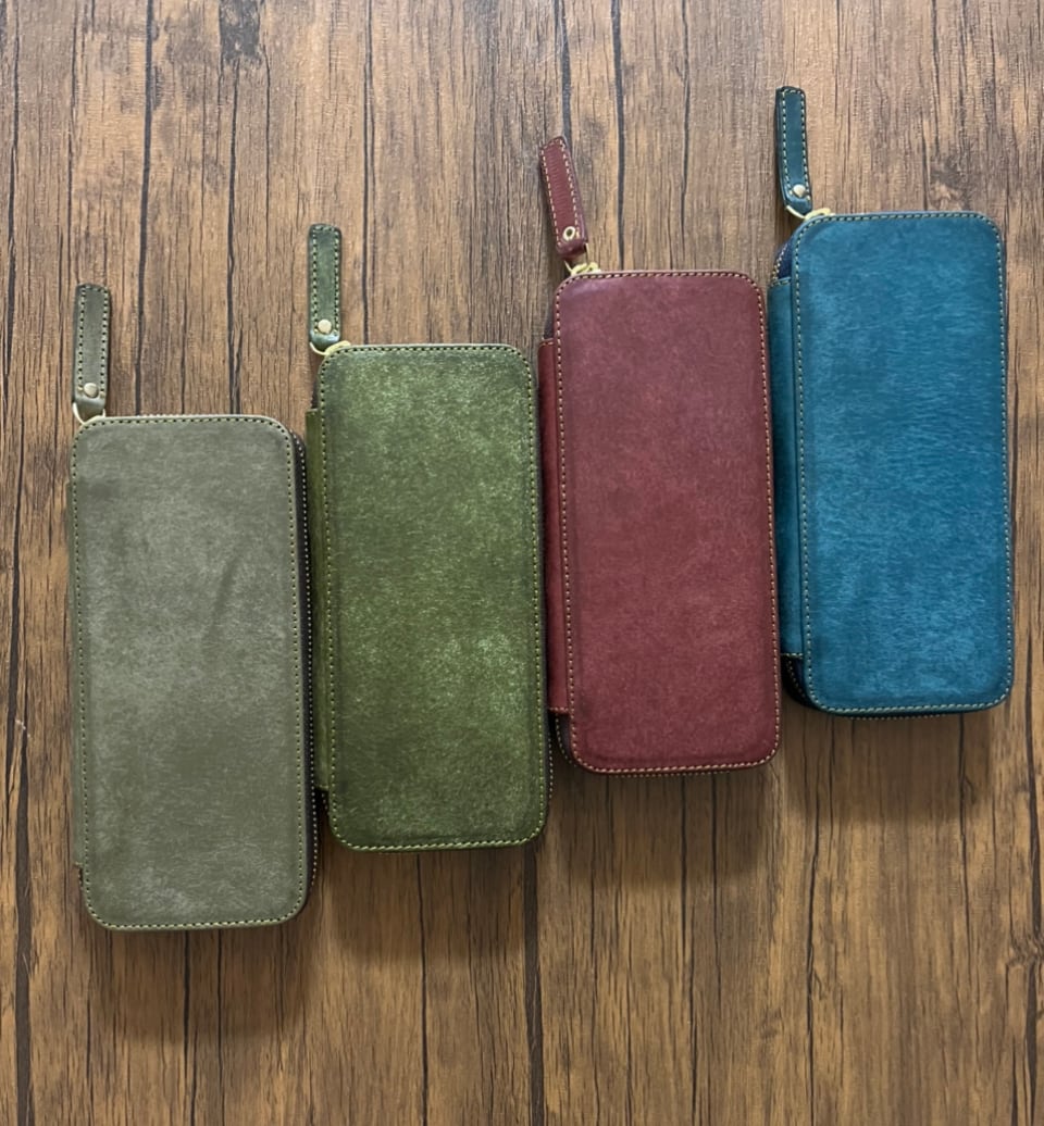 バハギア ペンケース ラウンドジップ型 プエブロ オリーバ | Bahagia