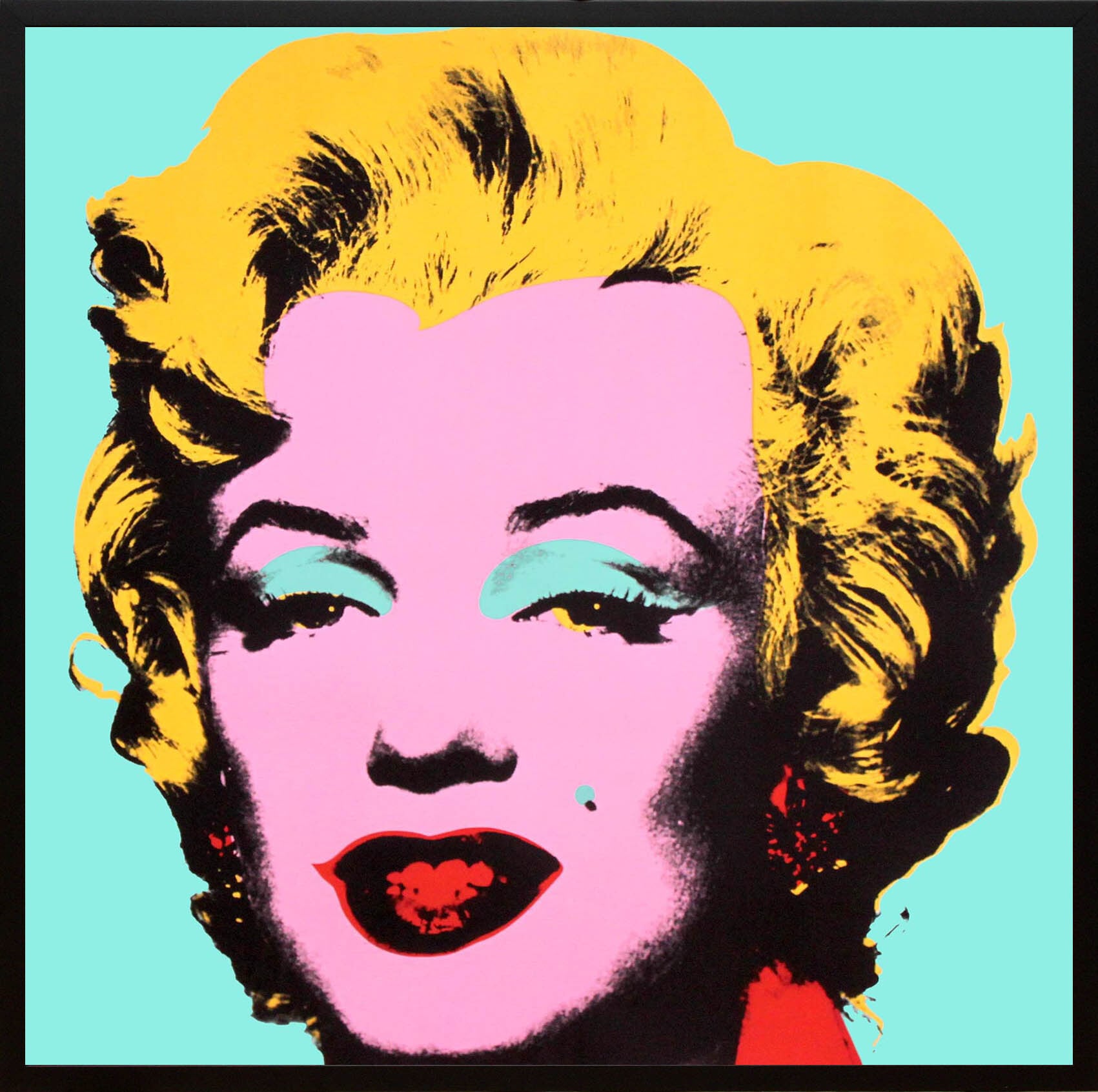 アンディ ウォーホル「マリリン モンロー(オン ブルー グラウンド)1967