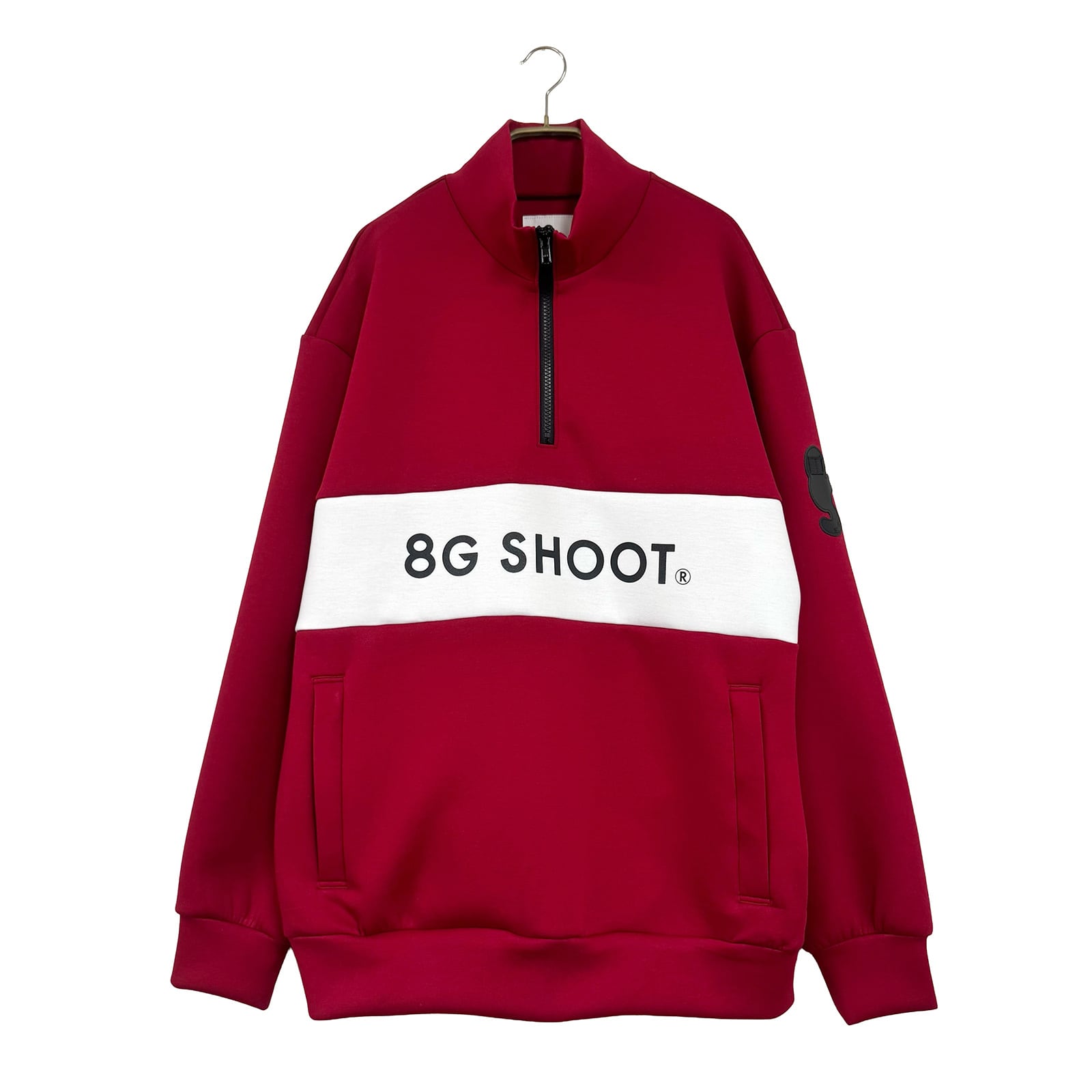 8G HALF ZIP PULLOVER -RED- | 8G SHOOT WEBSTORE