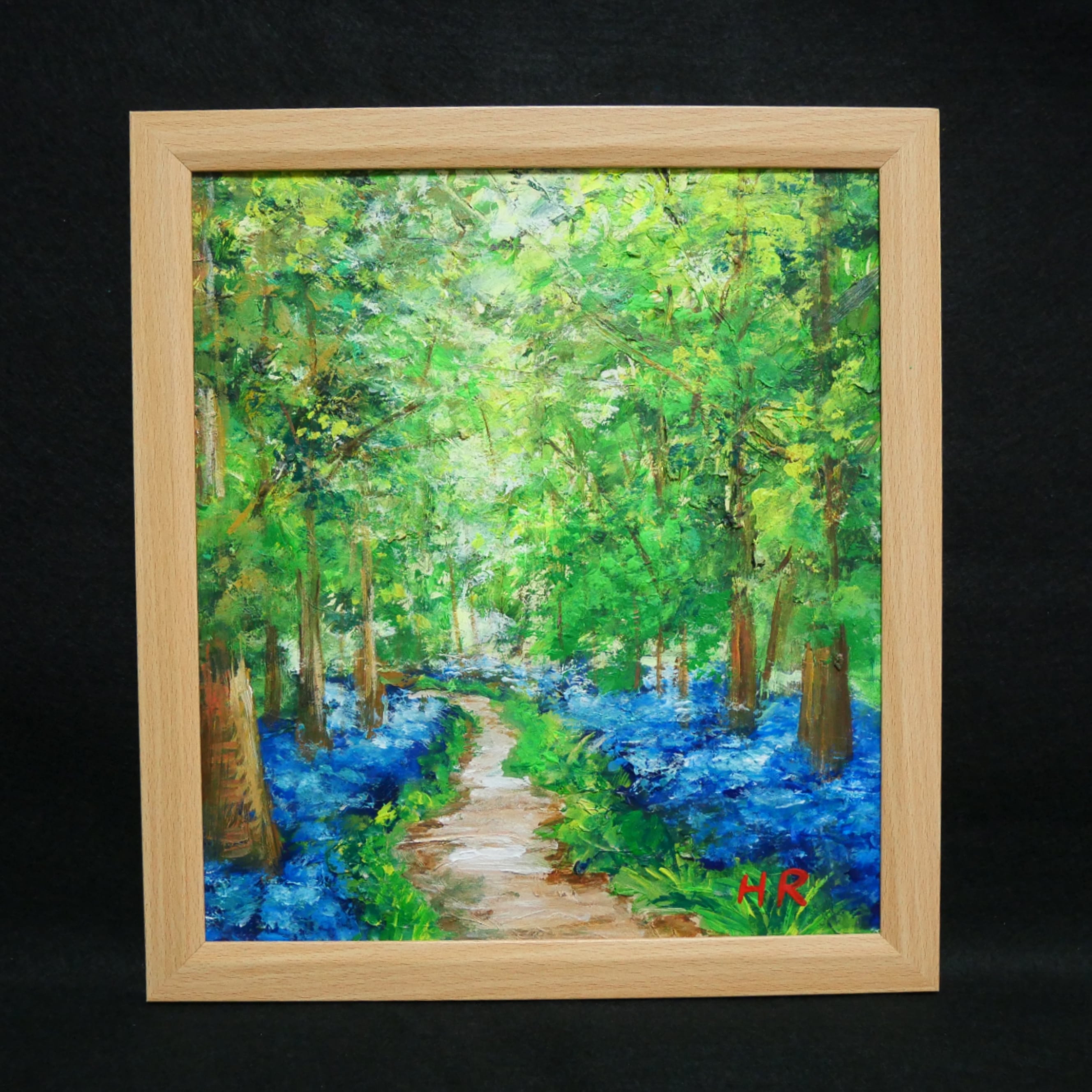 油絵 油彩 油彩画 絵 絵画 【青い森】 | HIROSHI1990