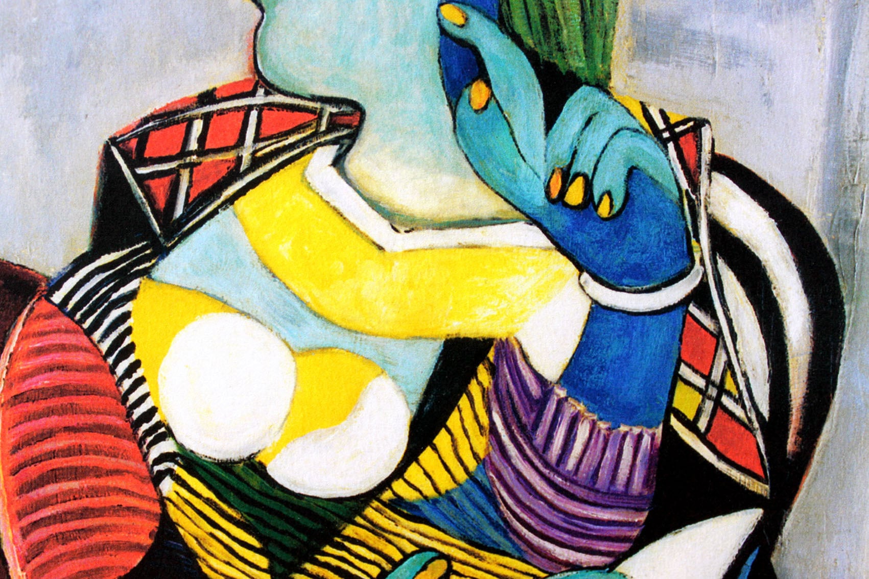 パブロ ピカソ「マリー テレーズの肖像」額縁4色選択可能 作品証明書