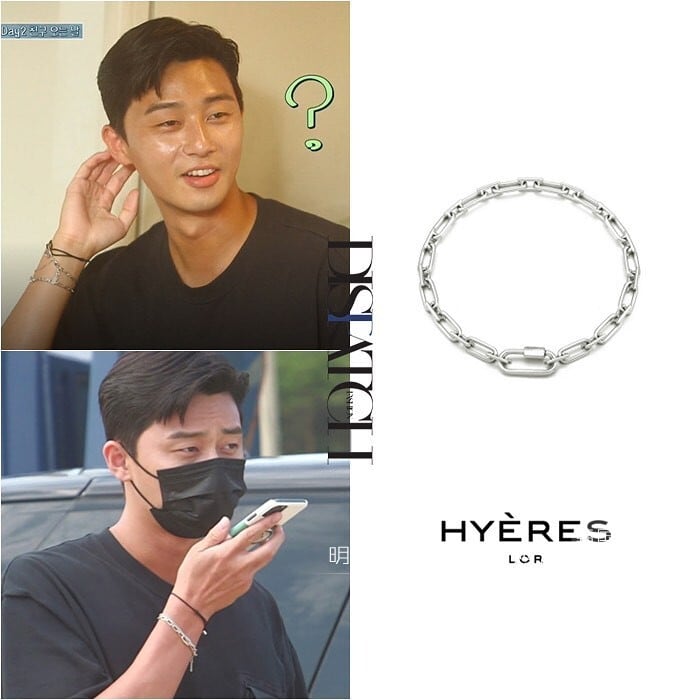 HYERES LOR 正規品 Silver HL3B98068W9 シルバーリンクチェーン