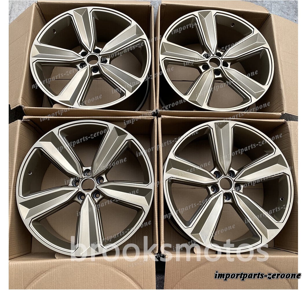 アウディ 20インチ RS5 20x9 オフセット25 4 本セット ブロンズ