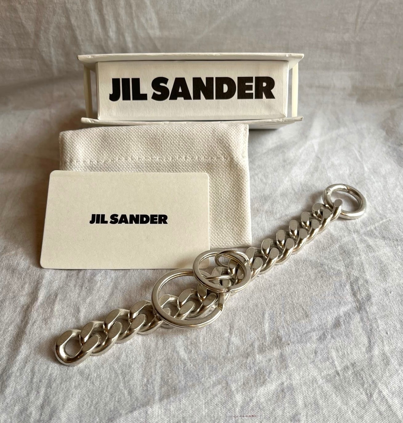 JIL SANDER key ring chain with BOX | CARBOOTS