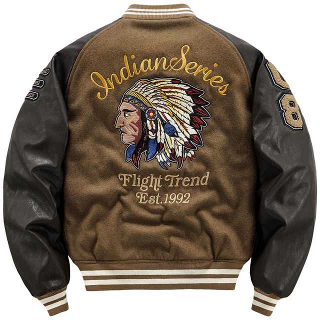 インディアン柄中綿 ウールスタジャン | rikunosuke shop