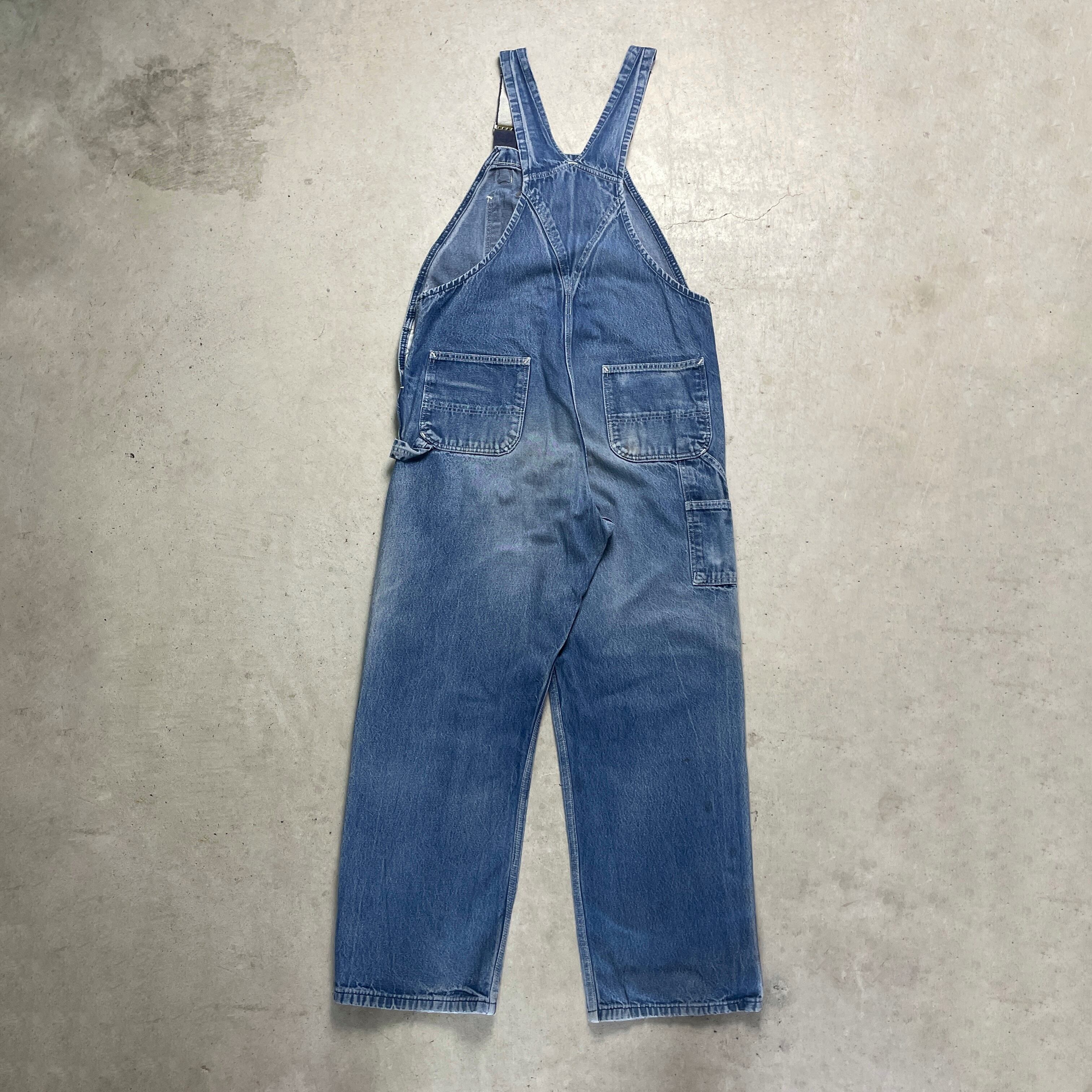 90年代 Carhartt カーハート デニム オーバーオール メンズW38相当