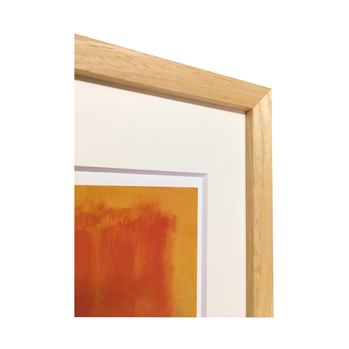 額縁付き] マーク・ロスコ「Orange and Tan, 1954」アートポスター 305