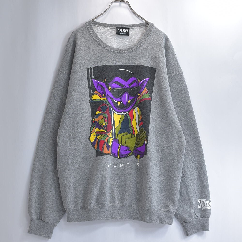 90～00s FILTHY D, セサミストリート カウント伯爵 プリント