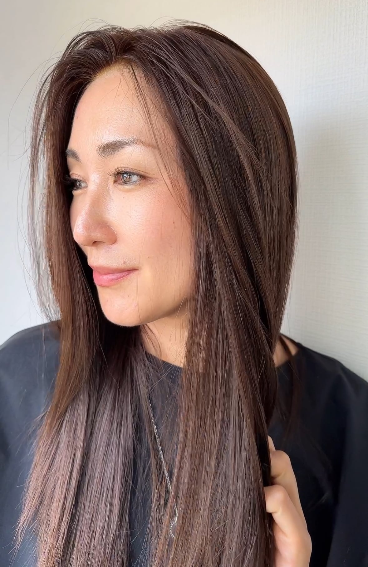 3DウィッグPlus 未カット 50cm ナチュラルブラウン系 百合子ウィッグ