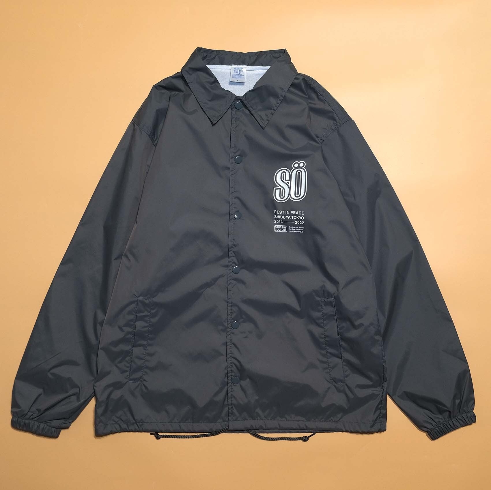 SAVE THE CULTURE (BOX) Coach JKT【ナイロンコーチジャケット