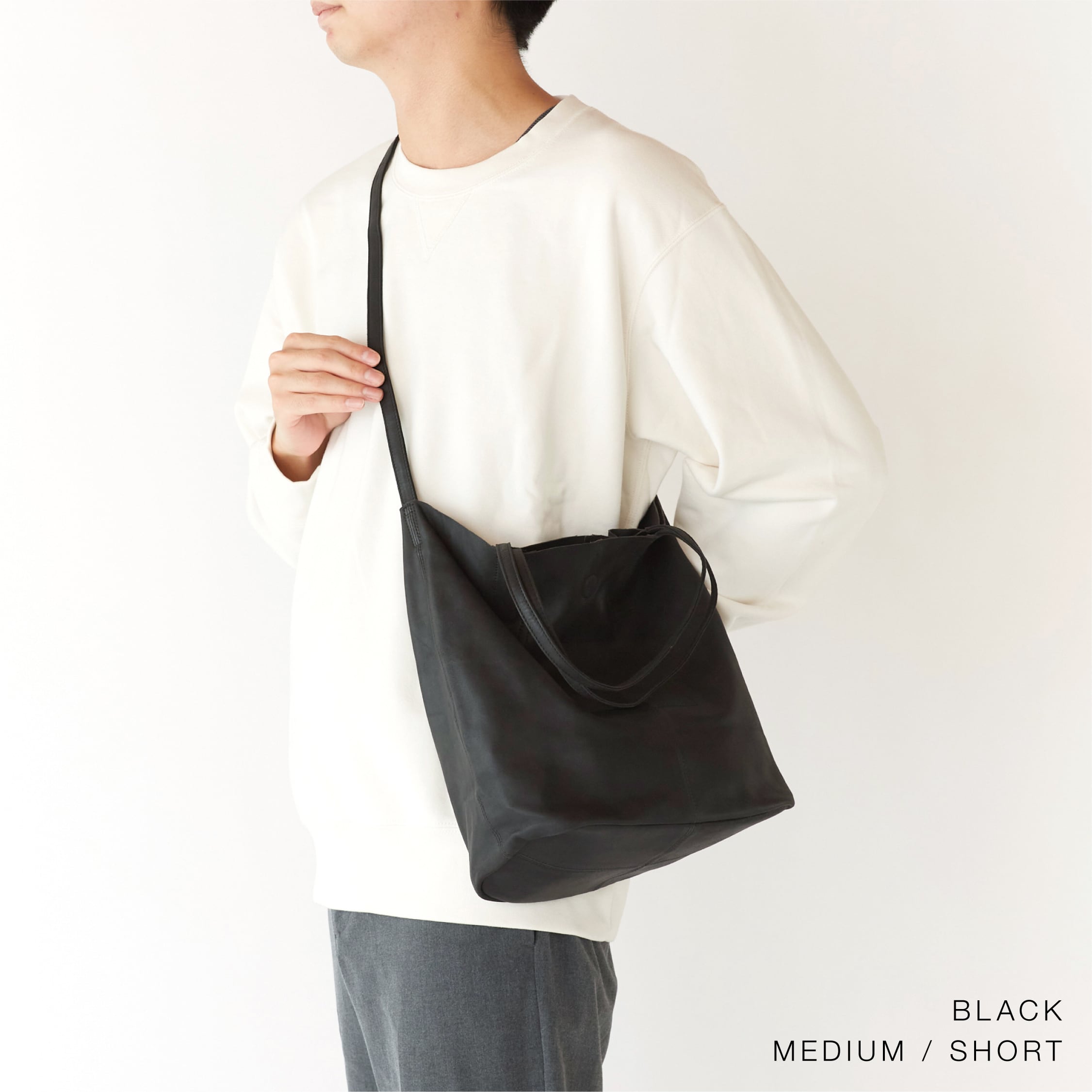 3WAY MEDIUM TOTE（M size）BLACK | Morphee（モルフェ）