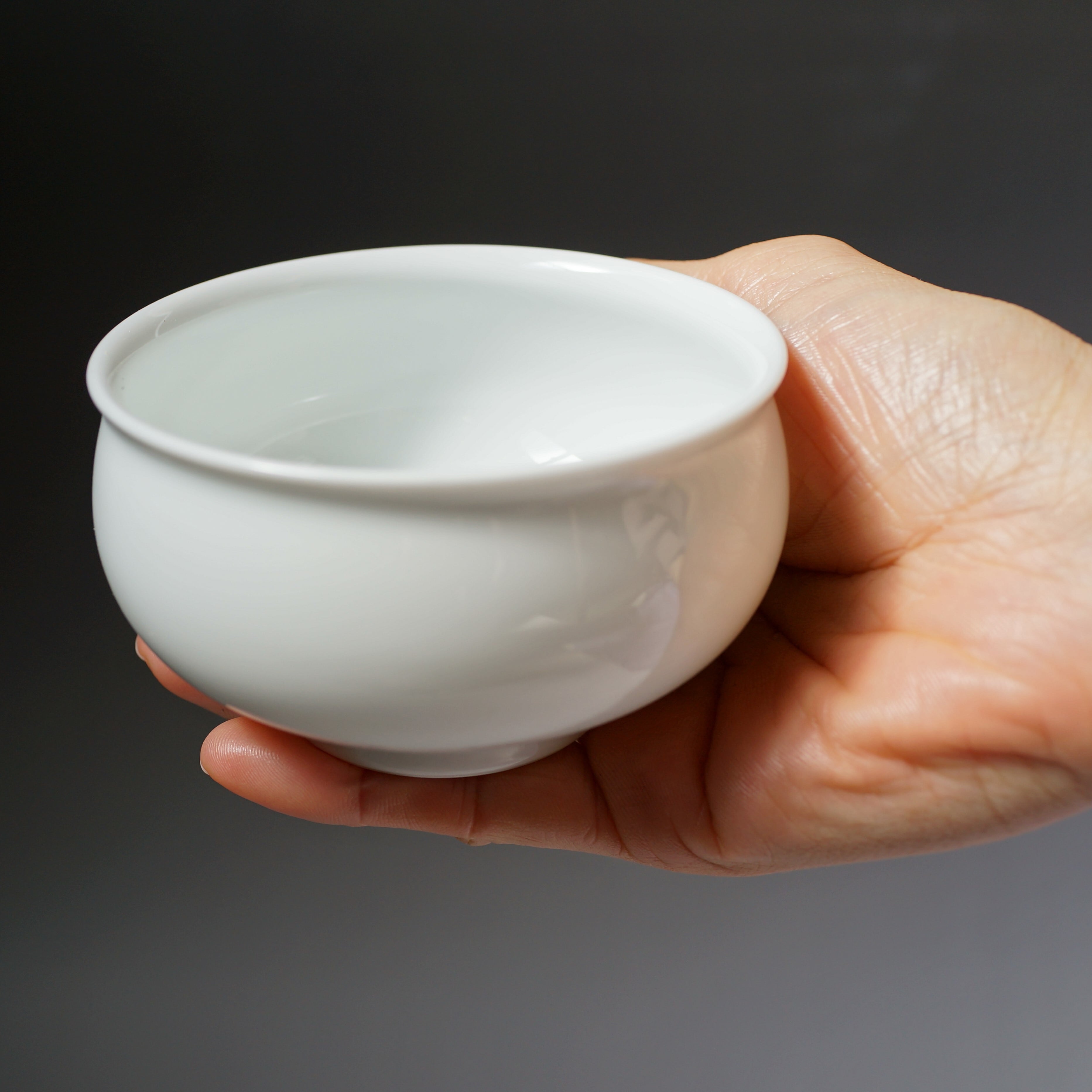 中村清吾 白磁煎茶碗二客セット | 高麗庵 清六窯