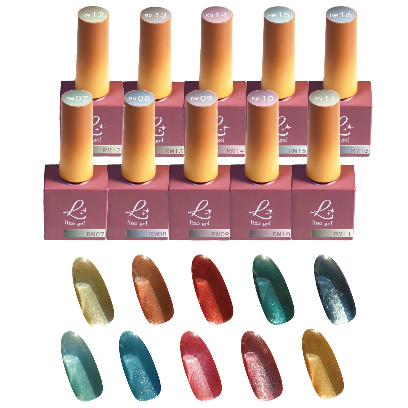 マグネットネイル 全10色セット くすみ系 マグネットジェル ジェル