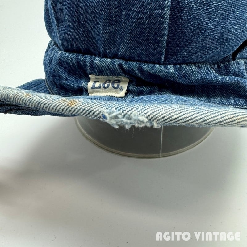 70's~ Lee Denim Work Cap リー デニムワークキャップ グッドフェード