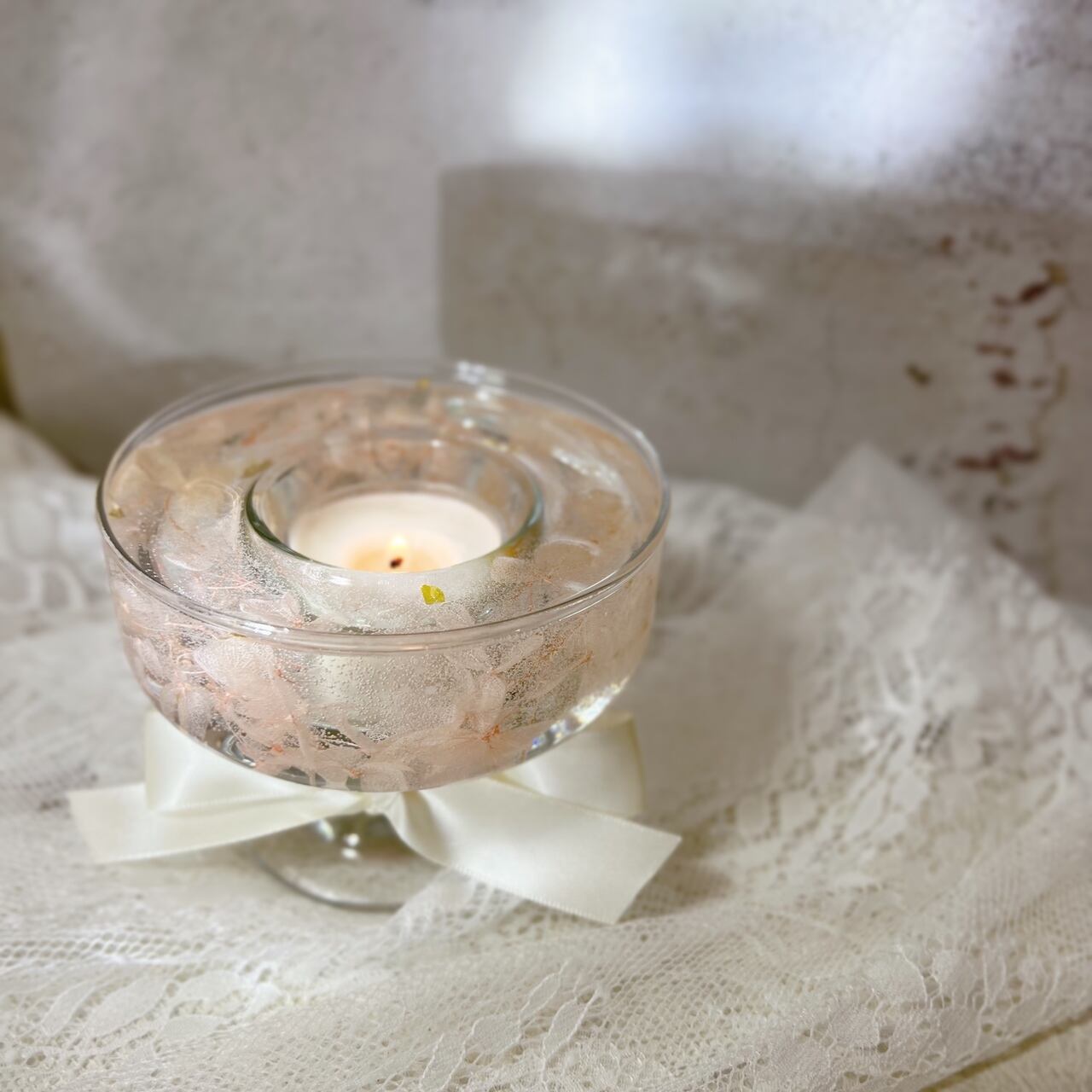 廃盤品】ガラスの靴 キャンドル 結婚式のウェルカムスペースや