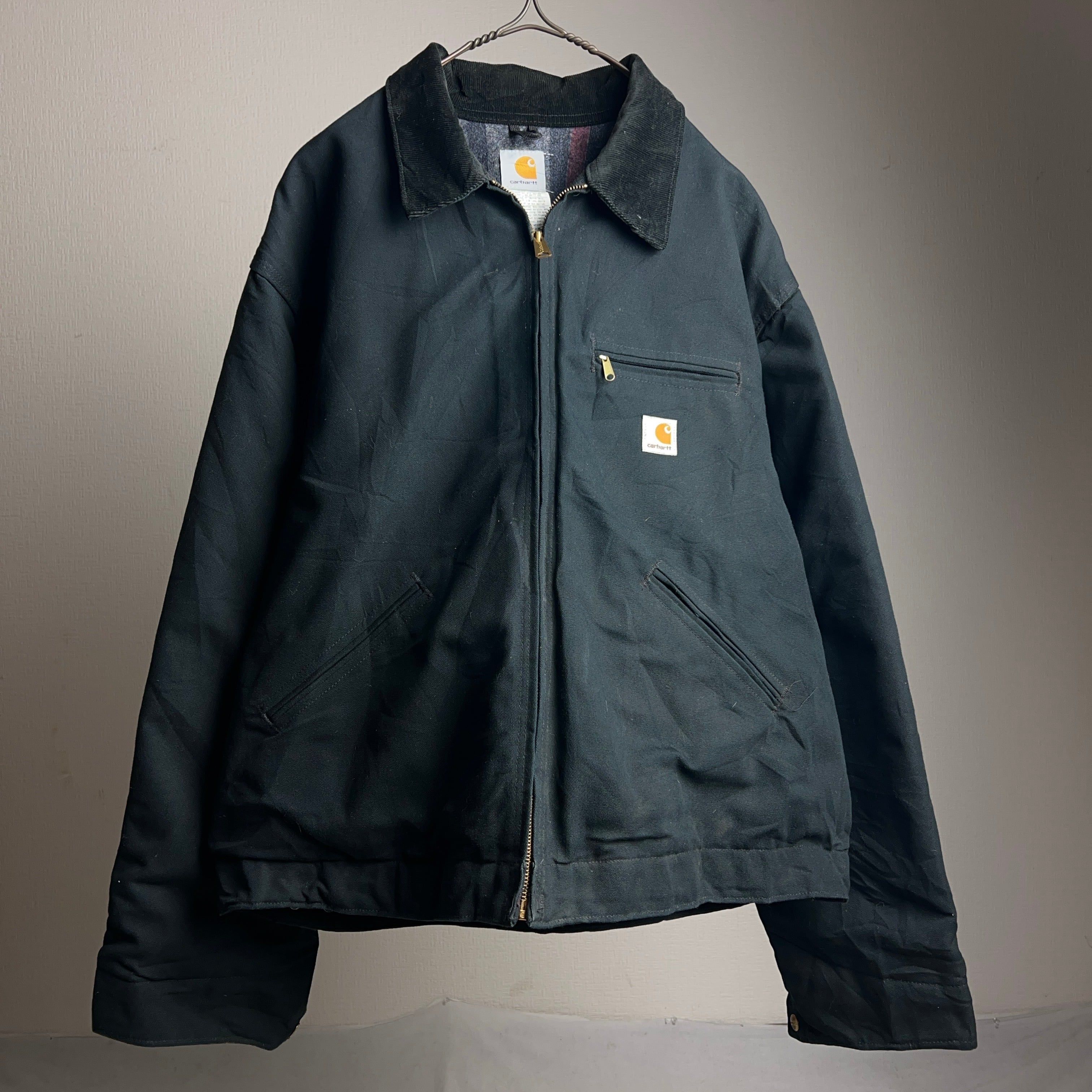 90's Carhartt Detroit Jacket Black USA製 90年代 カーハート