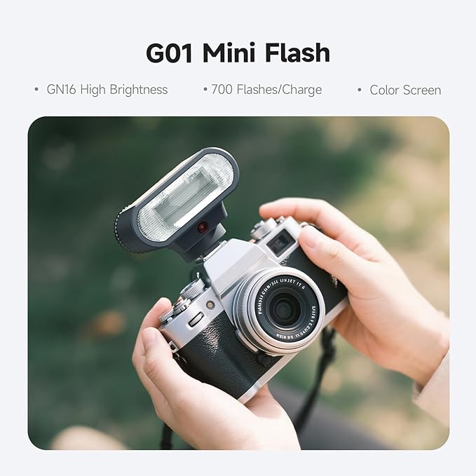 PHOTOOLEX ミニカメラフラッシュ GN16 10段階パワーレベル ミニ