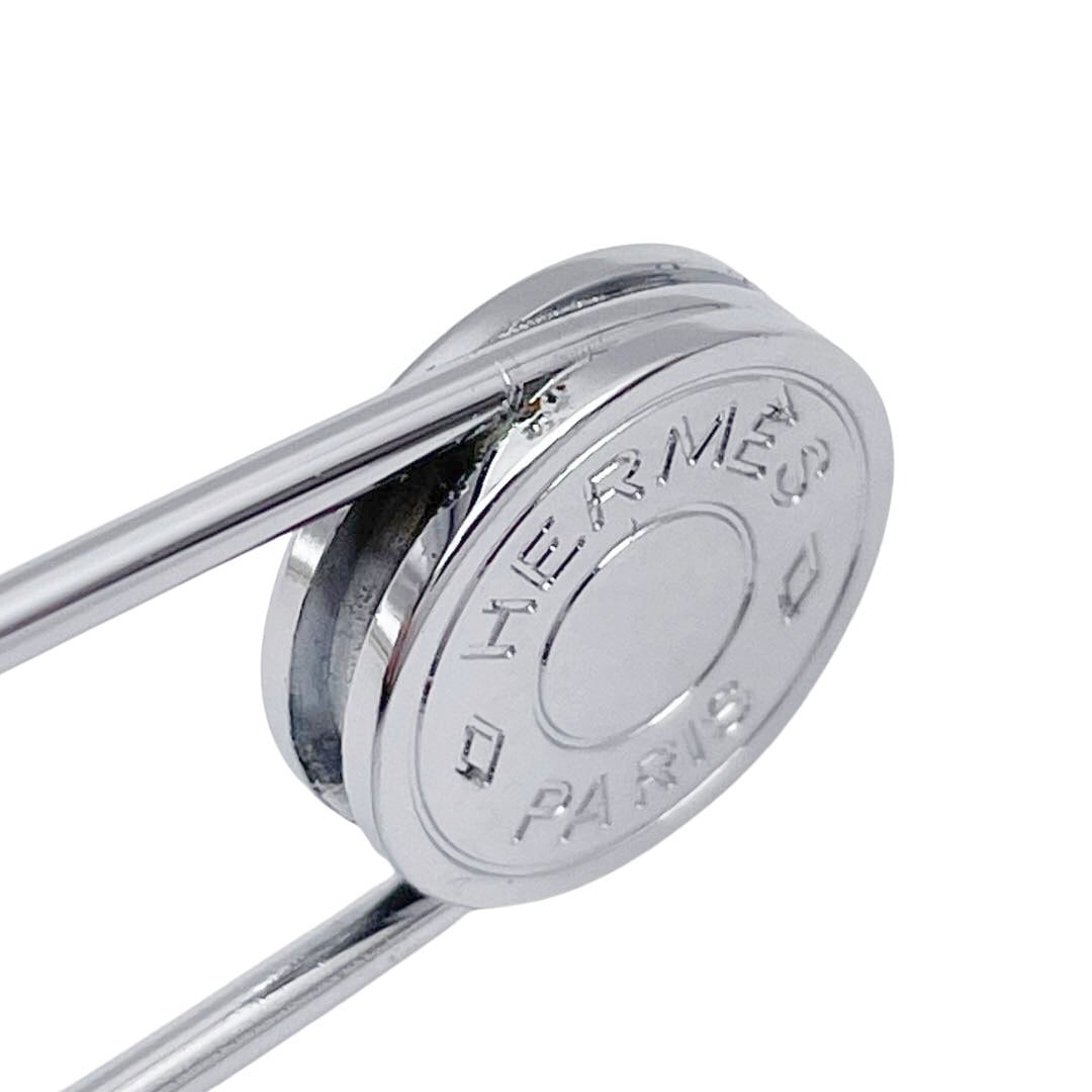 HERMES エルメス セリエ ピンブローチ 安全ピン シルバー（C1030403