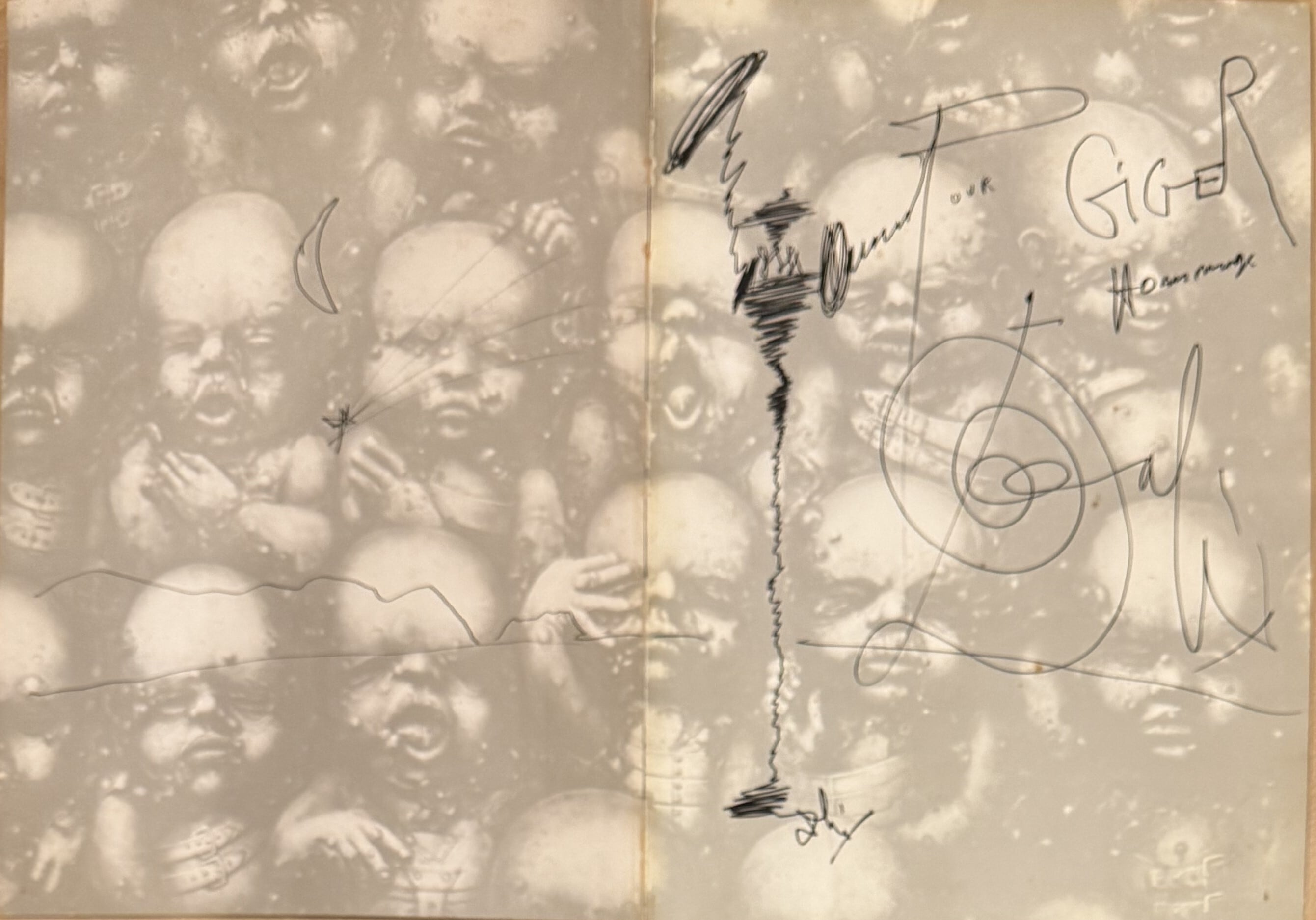 H.R. Giger's Necronomicon H・R・ギーガー 「ネクロノミコン」 ※署名