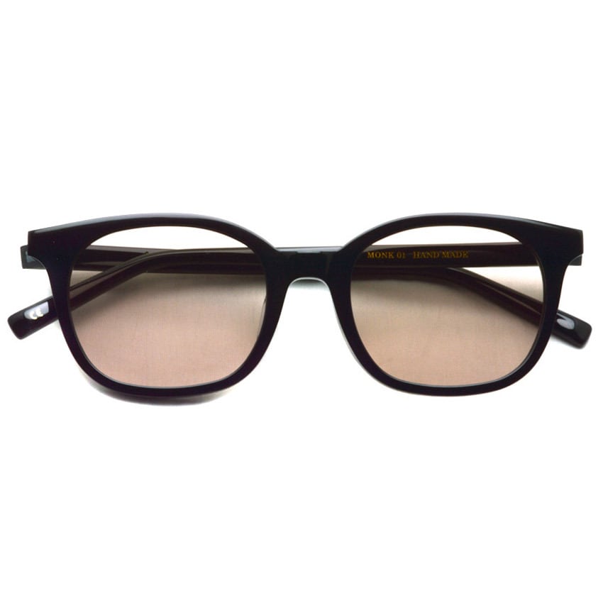 A.D.S.R. / MONK モンク 01 (b) / Shiny Black- Light Brown lenses