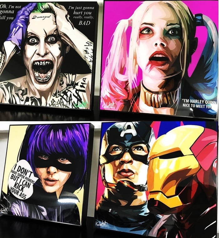 6ix9ine / シックスナイン「ポップアートパネル Keetatat Sitthiket