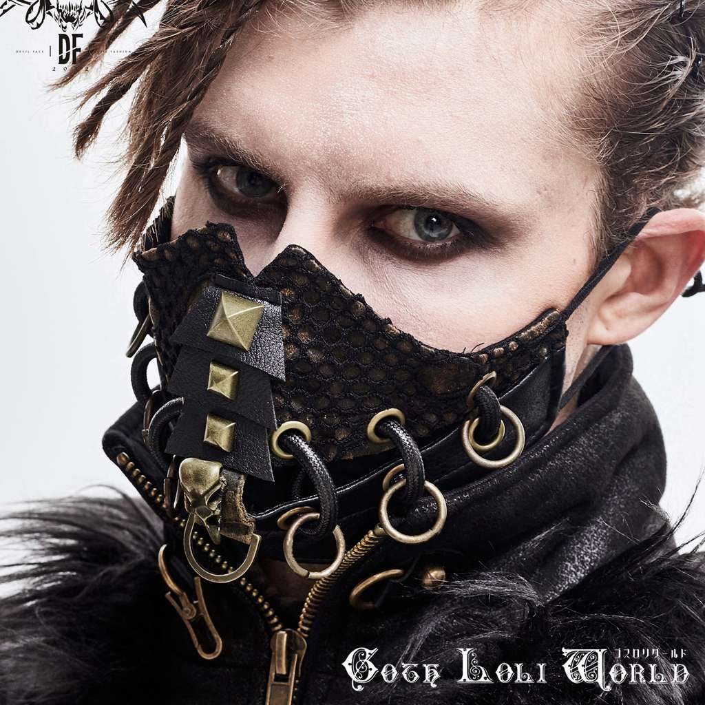 即納/送料無料】MK044 Devil ビック スタッズ ハードロック パンク