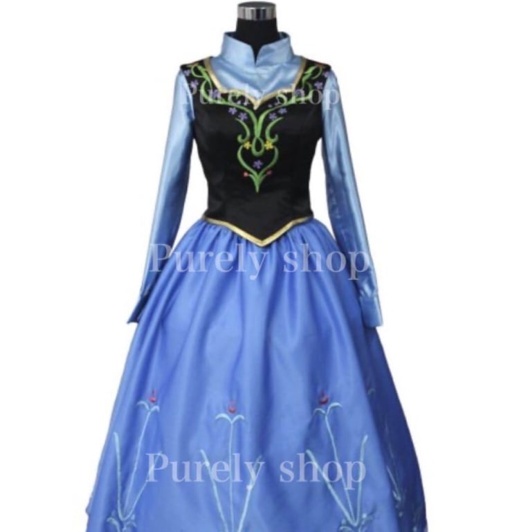 ディズニー アナと雪の女王 雪山アナ ドレス Dハロ 仮装 衣装 コスプレ